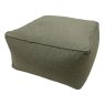 Norfolk & Co Holkham Tweed Square Pouffe Reseda