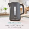 Tower Scandi Grey 1.7L Kettle safety features