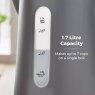 Tower Scandi Grey 1.7L Kettle Large Capacity