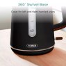 Tower Scandi Black 1.7L Kettle 360 base