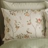 Sanderson Options Fruit Aviary Raspberry Ochre Duvet Cover Set Pillowcase Detail