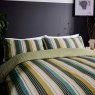 Helena Springfield Ari Stripe Chartreuse Duvet Cover Set Close Up