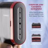 Tower Red 1400W Digital Garment Steamer Ceramic Soleplate