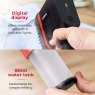 Tower Red 1400W Digital Garment Steamer Digital Display and 80ml water tank