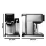 Daewoo 20 Bar One Touch Espresso Coffee Machine Dimensions