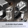 Daewoo 20 Bar One Touch Espresso Coffee Machine easy fill tank, milk frother, cup warmer