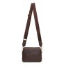 Alice Wheeler Alice Wheeler Kensington Double Zip Cross Body Bag Chocolate