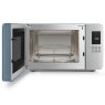 Smeg Microwave And Grill Storm Blue Grill