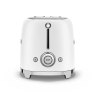 Smeg 2 Slice Toaster Matte White Controls