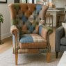 Vintage Sofa Company Vintage Sofa Company Castleton Button Back Wing Chair