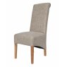 Aldiss Own Scroll Back Dining Chair in Taupe