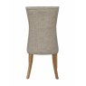 Aldiss Own Curved Button Back Dining Chair in Taupe
