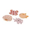 Yvonne Ellen Yvonne Ellen Set of 4 Beaded Animal Coasters