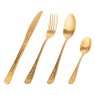 Yvonne Ellen Yvonne Ellen Gold 16 Piece Cutlery Set
