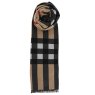 Joe Davies Equilibrium For Men Classic Checked Scarf Yellow