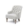 Aldiss Own Timeless Accent Chair in Cream Linen