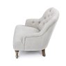 Aldiss Own Timeless Accent Chair in Cream Linen