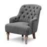 Aldiss Own Tilly Accent Chair in Charcoal Linen