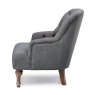 Aldiss Own Tilly Accent Chair in Charcoal Linen