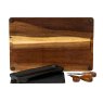 Hill Interiors Hill Interiors Acacia Cheese Board Set With Black Bowl