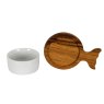 Hill Interiors Hill Interiors Set Of 4 Fishtail Serving Trays with Bowls
