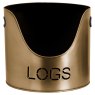 Hill Interiors Hill Interiors Bronze Logs Kindling & Matchstick Set