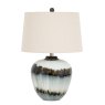 Hill Interiors Hill Interiors Midnight Shadows Table Lamp With Linen Shade