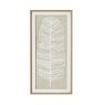 Hill Interiors Hill Interiors Plume White Feather Art Mounted Beaded Frame