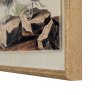 Hill Interiors Hill Interiors Flora & Fauna Teals On Linen In Beaded Frame