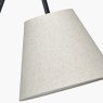 Pacific Ari Black Metal Curved Arm Floor Lamp shade