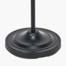 Pacific Ari Black Metal Curved Arm Floor Lamp Base