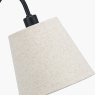 Pacific Ari Black Metal Curved Arm Table Lamp shade