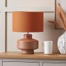 Pacific Elure Cinnamon Crackle Effect Table Lamp Lifestyle