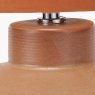 Pacific Elure Cinnamon Crackle Effect Table Lamp Top Detail