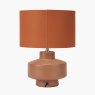 Pacific Elure Cinnamon Crackle Effect Table Lamp reverse