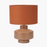 Pacific Elure Cinnamon Crackle Effect Table Lamp
