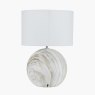 Pacific Viejo Grey Stone Effect Ceramic Table Lamp Reverse