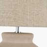 Pacific Rhone Ombre Sand Textured Ceramic Table Lamp Top of Base Detail