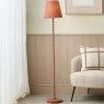 Pacific Sophia Terracotta Metal Bobble Floor Lamp Lifestyle