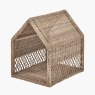Pacific Tobs Grey Rattan House Dog Basket