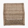 Pacific Tobs Grey Rattan House Dog Basket Side View