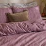 Yard Harris Beetroot Duvet Cover Set Pillow Close Up