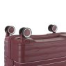 Highbury Penna Burgundy Case Wheels