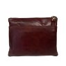 Nova Leathers Dark Brown Small Organiser Pocket Bag reverse