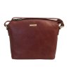 Nova Leathers Cognac Dome Bag
