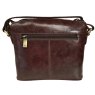 Nova Leathers Dark Brown Dome Bag Reverse