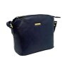 Nova Leathers Navy Dome Bag Angled View
