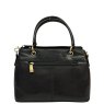 Nova Leathers Black Goat Leather Grab Bag Reverse