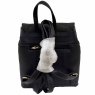 Nova Leathers Navy Buckle Detail Backpack Reverse