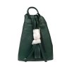 Nova Leathers Bottle Green Pyramid Backpack Reverse